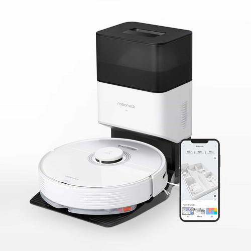Roborock Robotstøvsuger Q7 Max+ White - Støvsuger